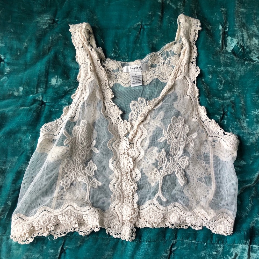 Festival Lace Vest